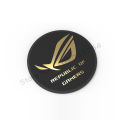 Computer Case Fan Logo Sticker, ROG MSI AORUS Corsair Label Gold-plated Paster PC Gamer GPU Decorative Accessories, 3Pcs/Lot. 