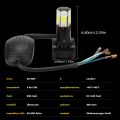 [White+Flash/Square Base] Rtd M:02E 6 Chip Motorcycle Headlight Motorcycle Led Headlight Led Headlight Headlight Bulb Motorcycle Headlight. 