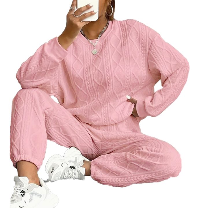 Casual%20Two%20Piece%20Sets%20Womens%20Sweatshirt%20Outifits%20Tracksuit%20Autumn%20Winter%20New%20Long%20Sleeved%20Round%20Neck%20Hoodie%20And%20Y2k%20Pants%20Suit%20-%20Image%205