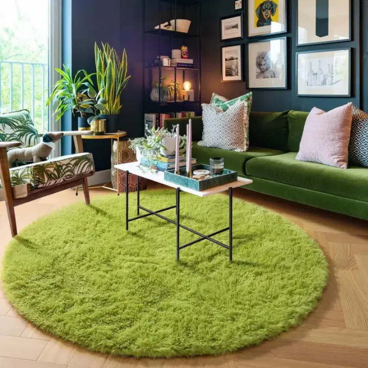 VIKAMA%20Plush%20Soft%20Cozy%20Round%20Rug%20Bedroom%20Living%20Room%20Home%20Decor%20Plush%20Rug%20Kids%20Room%20Decorative%20Rugs%20Home%20Decoration%20-%20Image%203