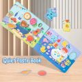Learning Game Montessori Activity Book Paste Sticker Logical Life Ability Sorting Educational Matching Toddler For Kids Gift. 