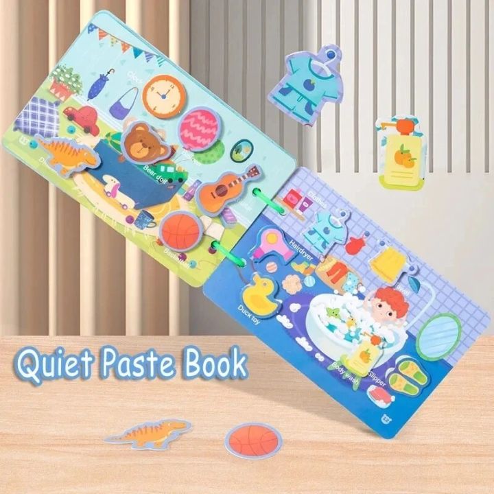 Learning%20Game%20Montessori%20Activity%20Book%20Paste%20Sticker%20Logical%20Life%20Ability%20Sorting%20Educational%20Matching%20Toddler%20For%20Kids%20Gift%20-%20Image%204