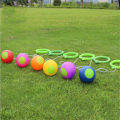 Children Outdoor Fun Toy Jump Ball Rotation Jump Ring Single Foot Jump Rope Ball Exercise Coordination Balance Elastic Response. 