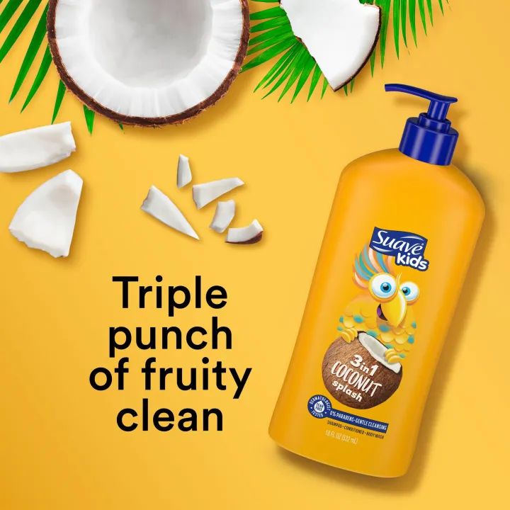 Suave%20Kids%203-in-1%20Smoothing%20Coconut%20Splash%20Shampoo%20+%20Conditioner%20+%20Body%20Wash%20,%20532ml%20-%20Image%203