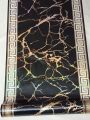 Black marble look Plastic Dastarkhwan/Table Cloth Sheet/Dining Table sheet To Cover Your Dining 3*5 Feet-Protect Your Table From Scratches and Dust-Best Kitchen Item for Birthday and Parties. 
