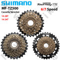 SHIMANO TOURNEY TZ500 7Speed 6S Multiple Freewheel MF-TZ500-7 MF-TZ500-6 14-28T 14-34T Cassette Sprocket HYPERGLIDE Bike Parts. 