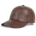 Unisex Solid Men Women Baseball Cap PU Leather Hip Hop Snapback Caps For Men Women Baseball Caps Adjustable Sun Hat trucker hats. 