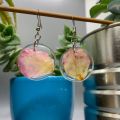 resin earrings customized earrins. 