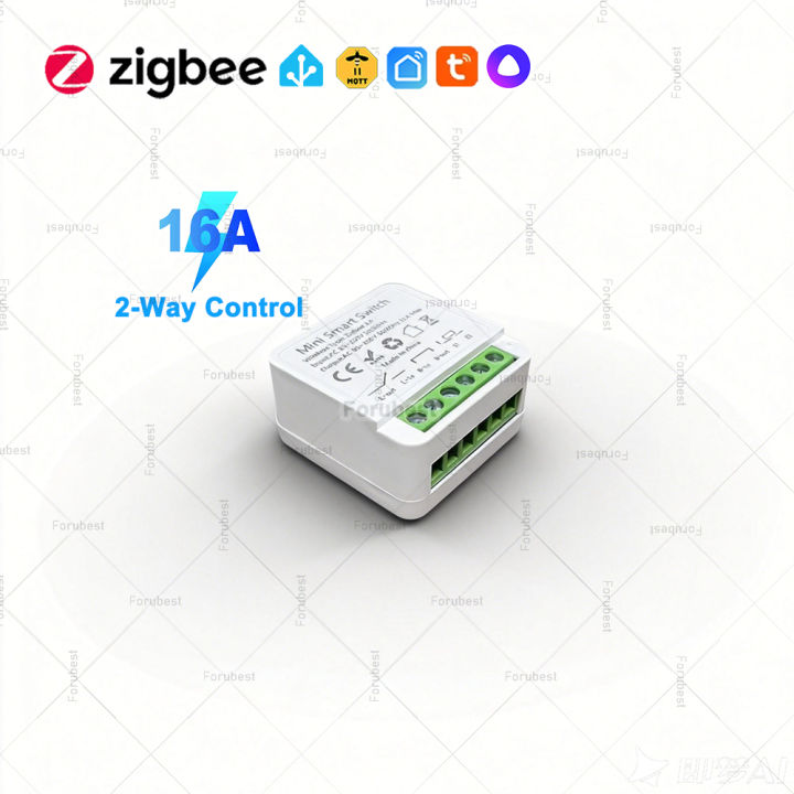 Zigbee 3.0 Smart Switch Mini Breaker DIY Module Remote Timer Wireless ...