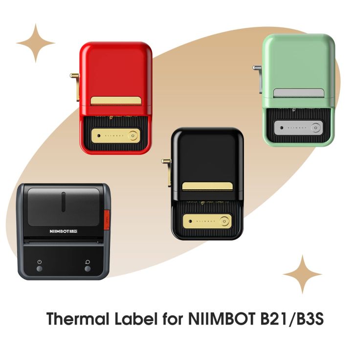 Niimbot%20Official%20Label%20Paper%20Roll%20Round%20White%20Transparent%20Sticker%20Paper%20Rolls%20for%20B21%20B1%20B203%20Label%20Machine%20Printer%20-%20Image%202