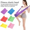 Yoga Sport Resistance Bands Pilates Training Fitness Exercise Gym Elastic Band Physical Therapy Stretching Strength Training.