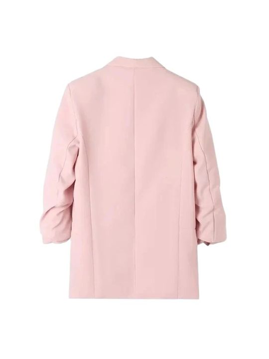 Women%20Fashion%20Office%20Wear%20Open%20Blazer%20Coat%20Vintage%20Long%20Pleated%20Sleeves%20Flap%20Pockets%20Female%20Outerwear%20Chic%20Tops%20-%20Image%206