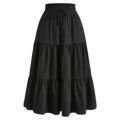 Stylish And Fashionable Long Linen Skirt For Women.