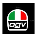 Motorcycle Helmet Stickers Decals AGV Helmet Logo Stickers Reflective Epoxy Sticker. 