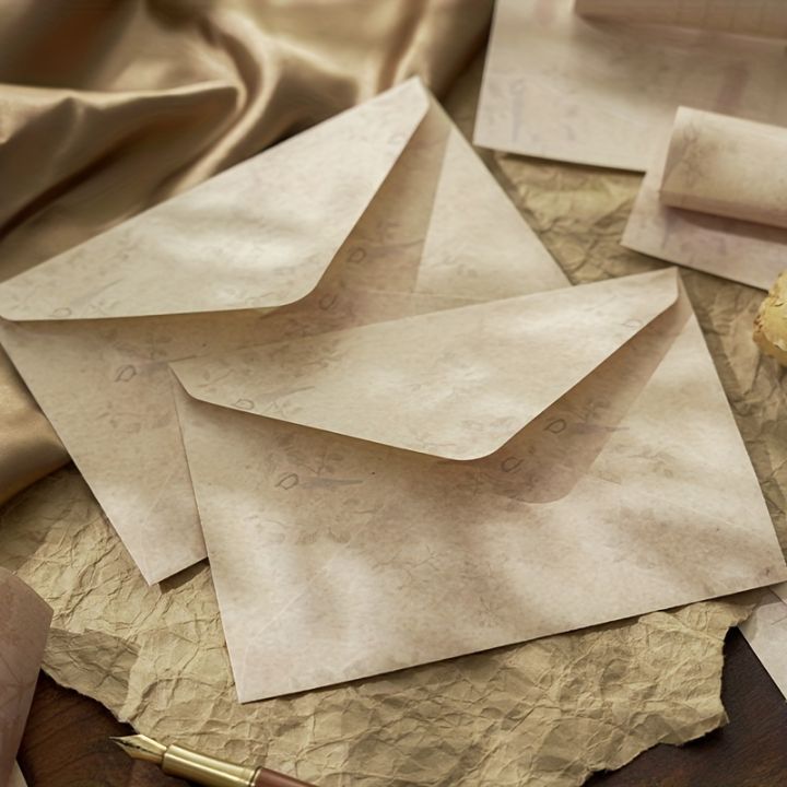 9%20pcs%20Vintage%20envelope%20set%20retro%20girl%20art%20confession%20love%20letter%20greeting%20card%20paper%20-%20Image%202
