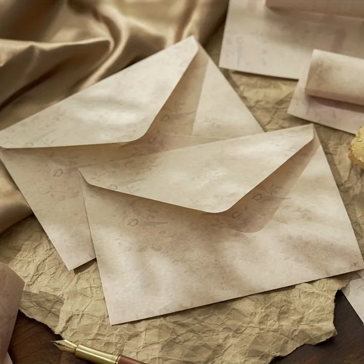 9%20pcs%20Vintage%20envelope%20set%20retro%20girl%20art%20confession%20love%20letter%20greeting%20card%20paper%20-%20Image%202