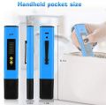 Digital pH Meter 0.00-14.00 High Precision Water Quality Tester – Household Drinking Water, Pools & Aquarium pH Pen (with free battery). 