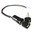 ATV Ignition Switch Key With Wire & Lock for Most Quad Dirt Bikes 50cc/70cc/110cc/125cc/150cc/250cc Motorbike ATV Quad Dirt Bike. 