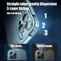 Luxury Plating Square Frame Silicone Transparent Case on For iPhone 11 12 13 14 15 Pro Max X XR XS Max 7 Plus Clear Back Cover.