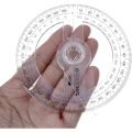 5pcs 360° Plastic Protractor Math Protractors Clear Protractor Ruler Drafting Tools Circle Protractor for Geometry. 