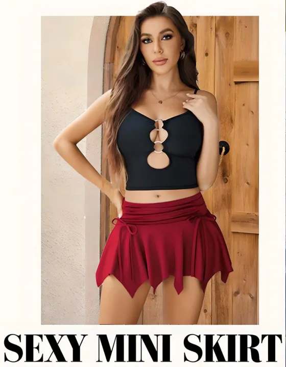 Europe%20and%20the%20United%20States%20new%20high-waist%20pleated%20half%20skirt%20Spice%20girl%20bag%20buttock%20senior%20feeling%20female%20short%20skirt%20-%20Image%202