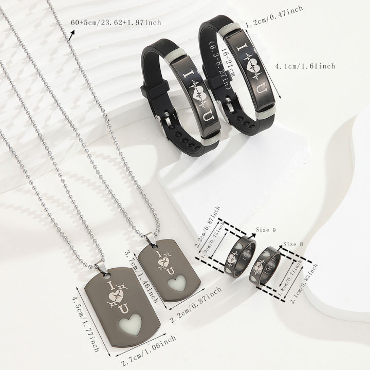 6%20pieces/set%20luminous%20love%20Heart%20Beating%20pattern%20Couple%20necklace%20Bracelet%20Ring%20Cute%20wind%20ladies%20fashion%20love%20promise%20for%20your%20he%20-%20Image%206