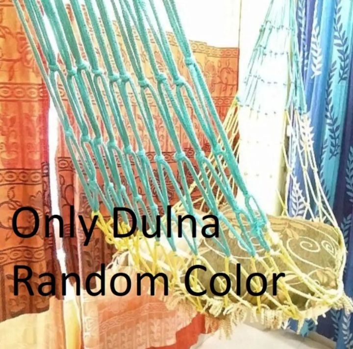 Hand Made Dulna Adult Rope bed Hanging Dulna Use For All People Large Swing Rope bed Rattan Dulna