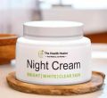 Whitening night cream. 