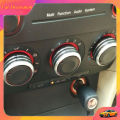 3Pcs Aluminum Alloy A/C Heater Control Knobs for Mazda 3 M3 2004-2013 Car Air Conditioning Switch Button Accessories. 