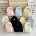 New Stylish Embroidered Backpack Korean Japanese Style Cute Casual School Bag for Girls Students Daily Commute Travel Bag. 