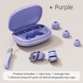 New Design Silicone Earplugs Soundproof for Swimming Sleep Noise Reduction Quality Earplug to Reduce Disturbances. 