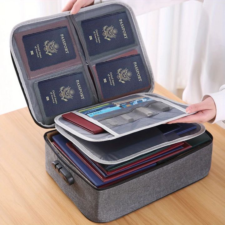 File Organizer Bags Document Home Office Travel Safe BagMultiLayer