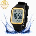 Original LASIKA Digital Watch for Men  LED Sports Watch  Water Resistant Men's Wrist Watch  Square Digital Display  Alarm  Stopwatch  Silicone Strap  For Student & Casual Watch with Box. 