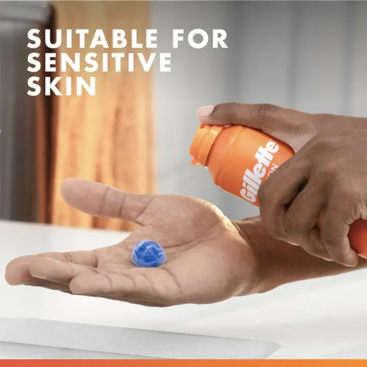 Gillette%20Fusion%20Ultra%20Sensitive%20Shave%20Gel%20for%20Men%20with%20Aloe%20Vera,%20200ml%20%20(2Pack)%20-%20Image%204