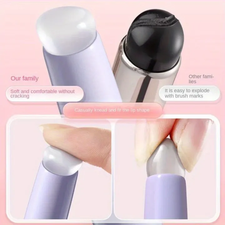 Silicone%20Lip%20Brushe%20with%20ABS%20Plastic%20Handle,%20Portable%20Lipstick%20&%20Lip%20Balm%20Applicator%20with%20Cap,Perfect%20Blending%20&%20Smudge%20Cover%20-%20Image%204