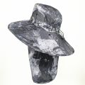 Anti-UV Wide Brim Sun Hat With Face Mask Adjustable Agricultural Work Hat Outing Hiking Fisherman Hat Breathable Beach Bucket. 