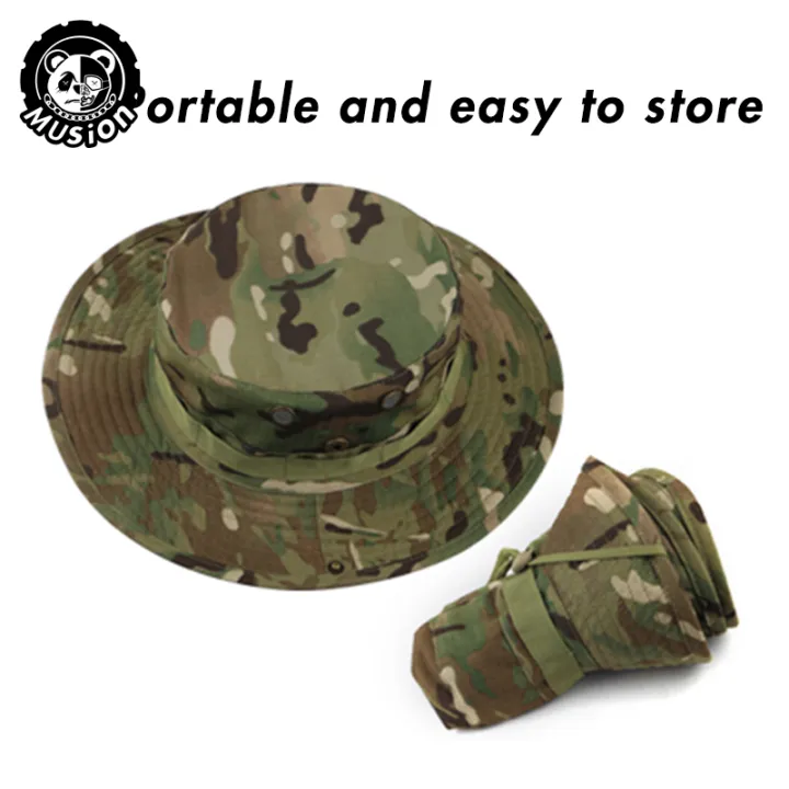 Musion%20Boonie%20Hat%20Balaclava%20Hat%20Suit%20Foldable%20Hat%20Sun%20Protection%20Fishing%20Cap%20Breathable%20Fisherman%20Outdoor%20Hunting%20Fishing%20Wide%20H%20-%20Image%203