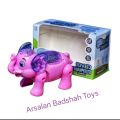 Cute Baby Elephant Toy ,LED Lighting & Lovely Sounds Battery Operated Toy For kids .( Require 5AA Batteries, Not Included). 