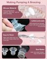 Breast Pump Flange Insert Kit for Momcozy/Spectra S1/S2, Eufy/Medela/Elvie/Lansinoh/Paruu Breast Pump Wearable Pumps.