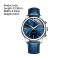 Men's Casual Quartz Watch Easy to Read Dial Watch with Leather Band & Pin Buckle n Birthday Gift. 