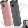 2 In 1 Phone Screen Cleaner Spray Portable Tablet Mobile Phone Touch Screen Cleaner Microfiber Cloth Set Glass Cleaning Artifact. 