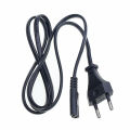 1m EU US AC Power Cable 2pin IEC C7 Power Extension Cord For PSP PSV PS2 PS3 Portable Radio Laptop CD Player.