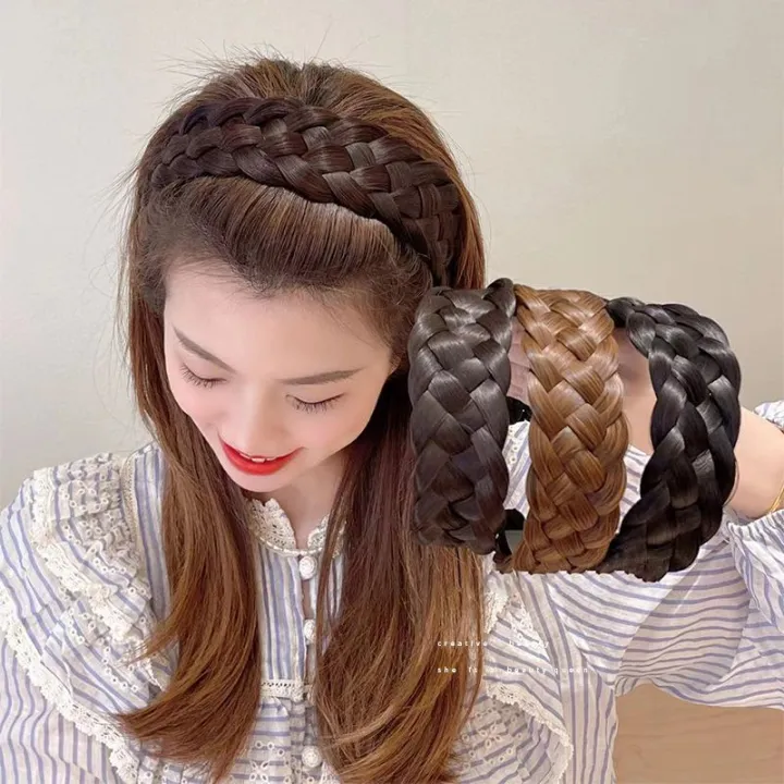 Wig%20Braided%20Headband%20Five-strand%20Braided%20Wide-brimmed%20Hairband%20Women's%20Hair%20Accessories%20-%20Image%207