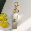 1PCS New Leather Lip Balm Bag Keychain Holder Protective Cover Mini Portable Key Bag Lipstick Cosmetics Storage Bag. 