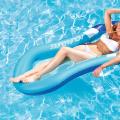 Outdoor Inflatable Foldable Back Floating Row Swimming Pool Water Hammock Air Mattress Sleeping Bed Beach Sport Lounger Chair. 