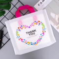 50Pcs Thickening Thank You  Bag Clothing Store Shopping Packaging Bags with Handle Wedding Party Candy  Bags. 