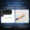 Motorcycle 4 Lens Led Headlight Spotlights High Brightness Motorcycle Driving Light Fog Lamp Motorbike Scooter Running Lamp 12V. 