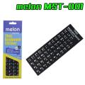 Melon sticker 3m keyboard Thai / English 3M sticker Thai-English for keyboard (black). 