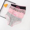 New 4PCS Children's Panties Alphabet Printed Breathable Triangle Panties Girls Student Panties Teenage Teenage Panties Trousers. 