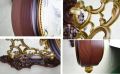 Double-Sided Hanging Wall Clock with Adjustable Angle, PVC Plastic Shell, 45cm Height. 